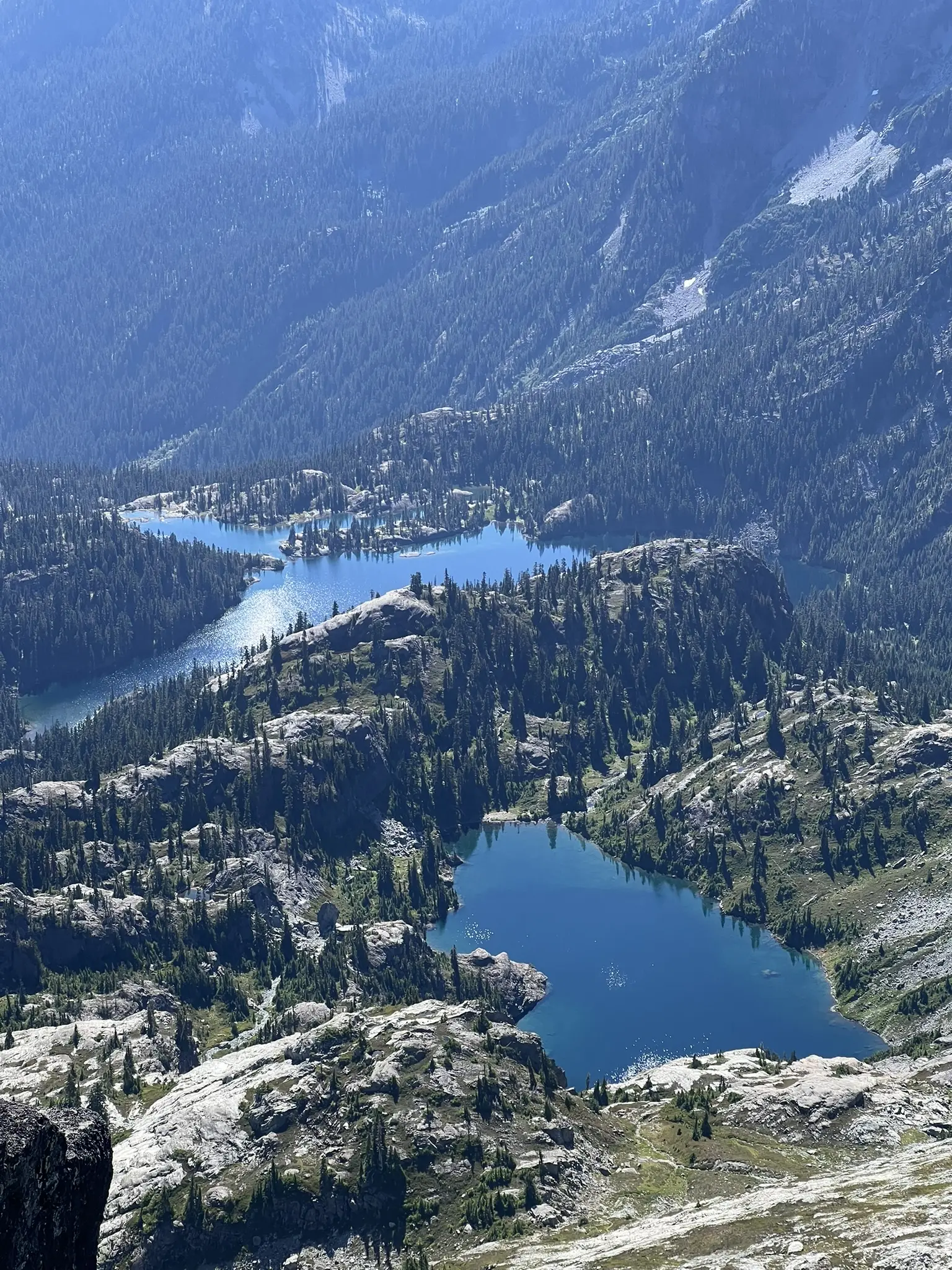 Spectacle Lake and Glacier Lake