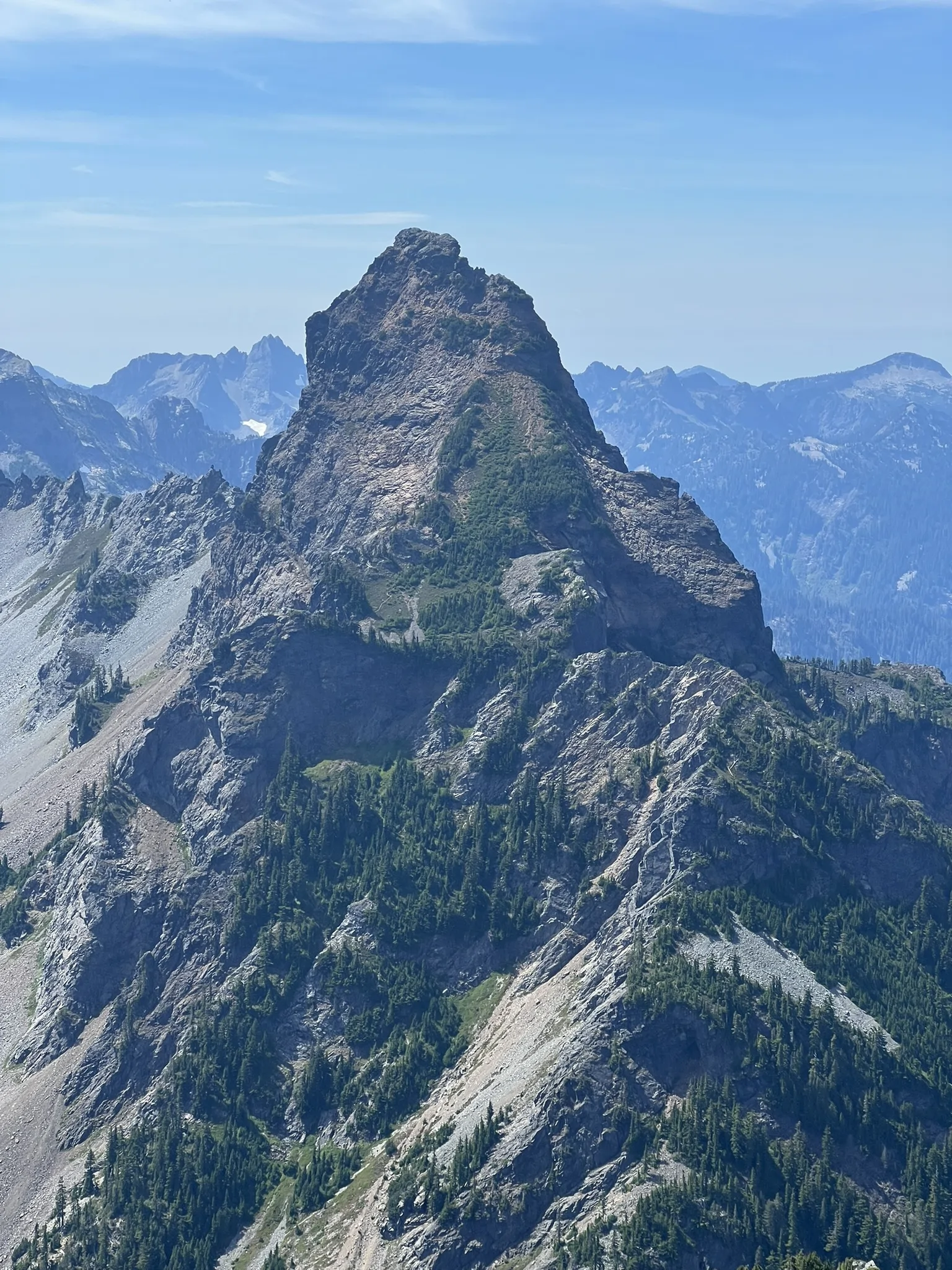 Mount Thompson climbed yesterday