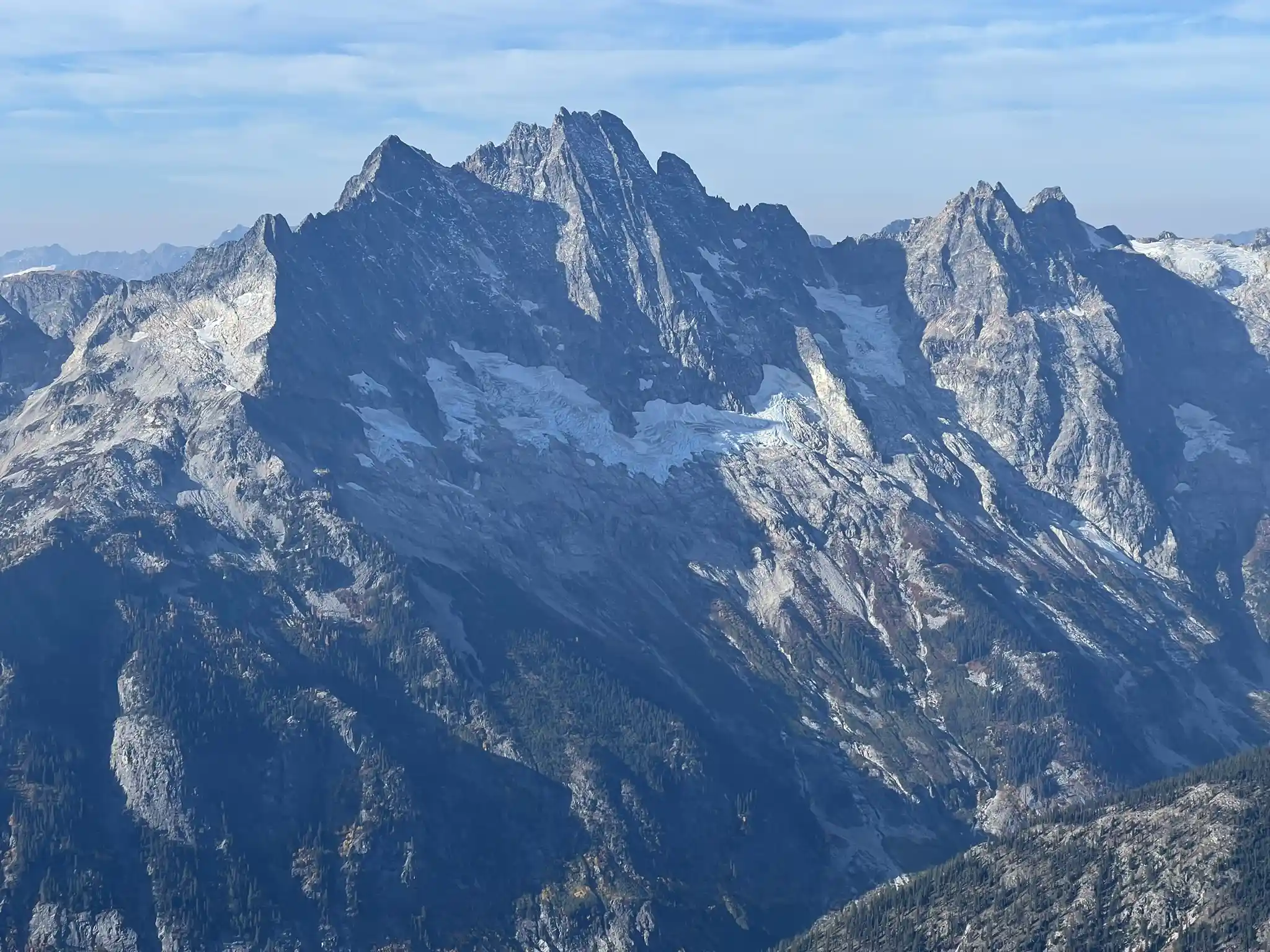 Impressive view of Goode Mountain