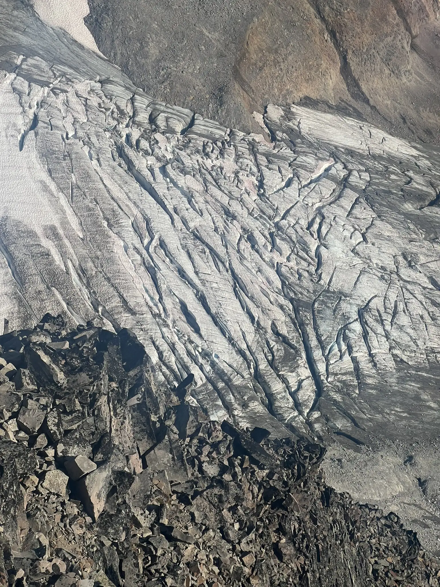 The broken McCall Glacier